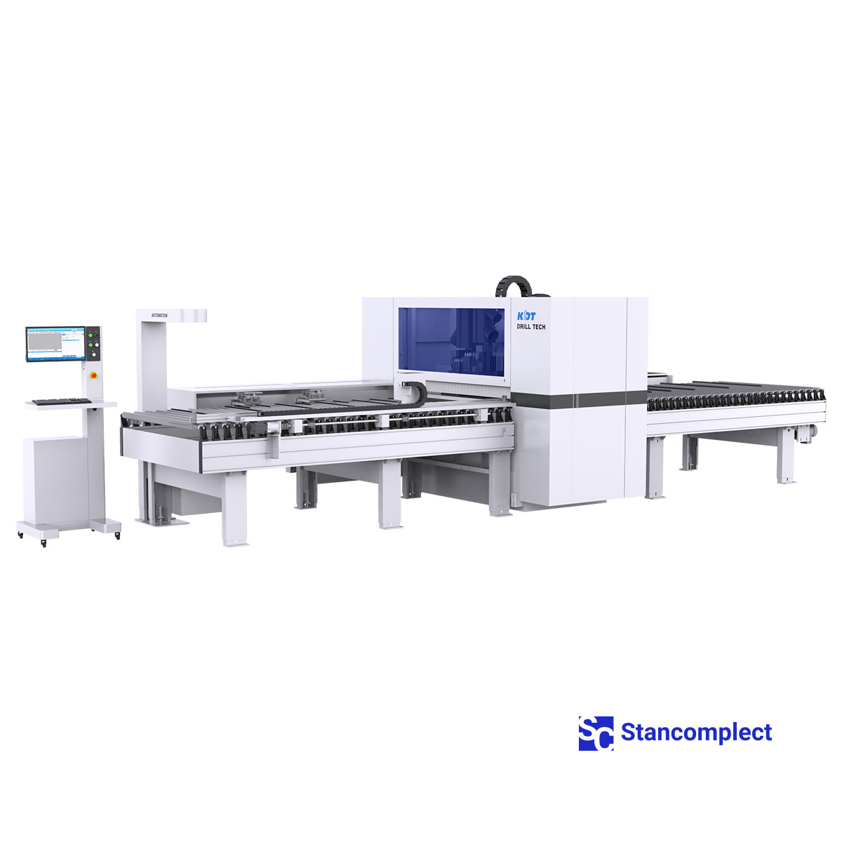 Automated drilling site based on the KD-612KHSA machine with robotic loading/unloading